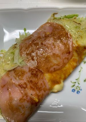 ハムチーズのお焼き-レシピのメイン写真
