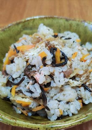 【加工研究会】梅ひじきご飯-レシピのメイン写真