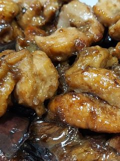 鶏もも肉と茄子の照り焼き煮-レシピのメイン写真
