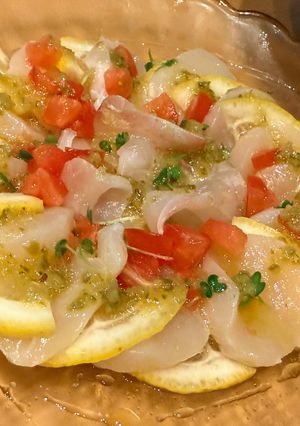 ホタテと鯛の柚子胡椒カルパッチョ-レシピのメイン写真