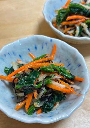 ひじきと野菜の酢味噌和え-レシピのメイン写真