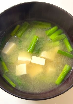 小ネギと豆腐のお味噌汁-レシピのメイン写真