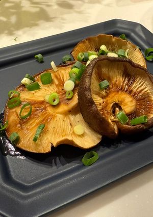 原木椎茸の焼き物　バター醤油仕立て-レシピのメイン写真