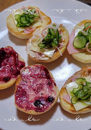 バターロールのトッピング-レシピのメイン写真