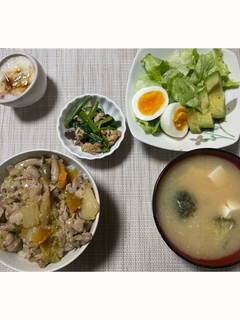 便秘改善、五目かけご飯-レシピのメイン写真
