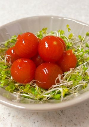 ミニトマトのねこぶだしマリネ-レシピのメイン写真