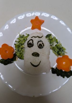 わんわん　1歳の誕生日プレート-レシピのメイン写真