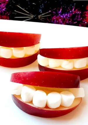 ハロウィンに唇オバケ-レシピのメイン写真