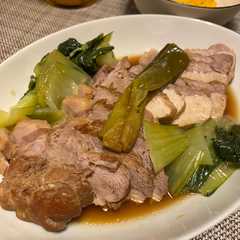 รูปของ 豚かたまりで作る煮豚