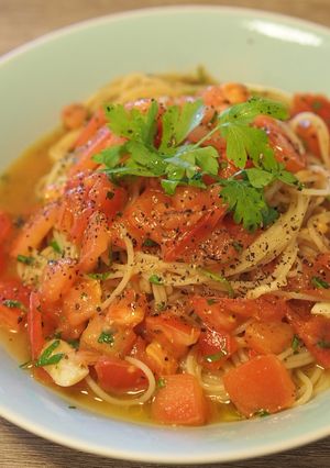 手軽で美味しい、温製イタリアンまぜ麺-レシピのメイン写真