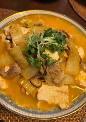 胡麻キムチ肉どうふ-レシピのメイン写真