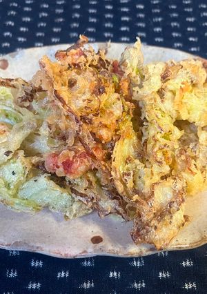 ベーコンとレタスの洋風かき揚げ-レシピのメイン写真