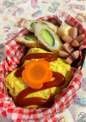 簡単！オムライス弁当-レシピのメイン写真