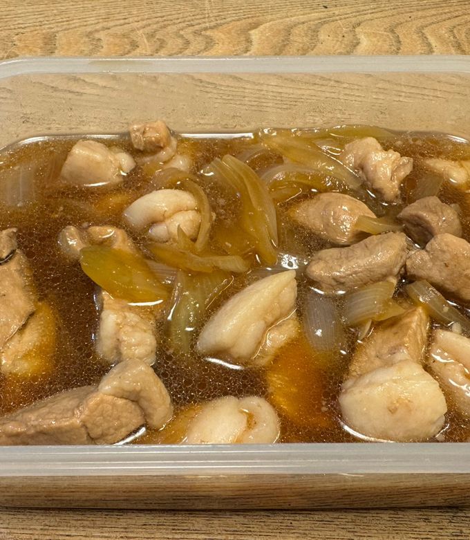豚ももブロックの甘酢しょうゆ煮-レシピのメイン写真