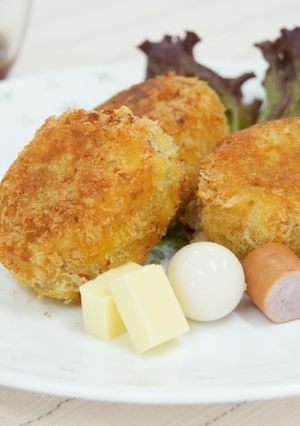 給食☆わくわく♪おみくじコロッケ-レシピのメイン写真