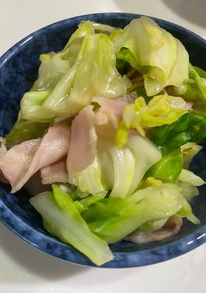 キャベツとベーコン炒め(お弁当)-レシピのメイン写真