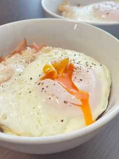 簡単美味しい♫ハムエッグ丼-レシピのメイン写真