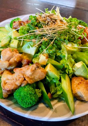 照焼きチキンサラダ-レシピのメイン写真