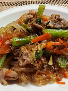 チャプチェ(牡蠣だし醤油炒め)-レシピのメイン写真
