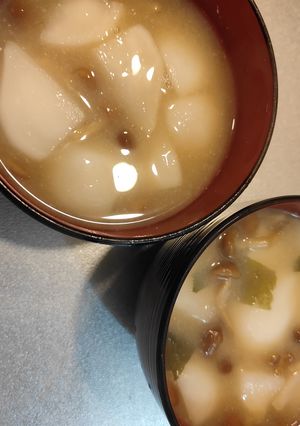 カブとなめこの味噌汁-レシピのメイン写真