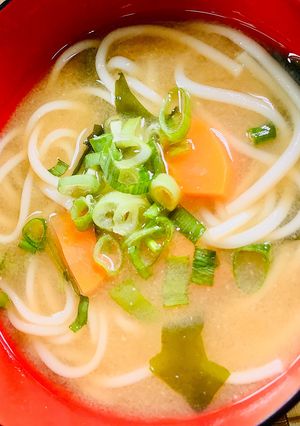 そうめんがいきる格うまみそ汁(海部小)-レシピのメイン写真