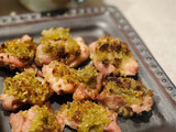バジル麹で。チキンの香草パン粉焼き