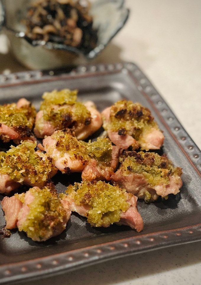 バジル麹で。チキンの香草パン粉焼き-レシピのメイン写真