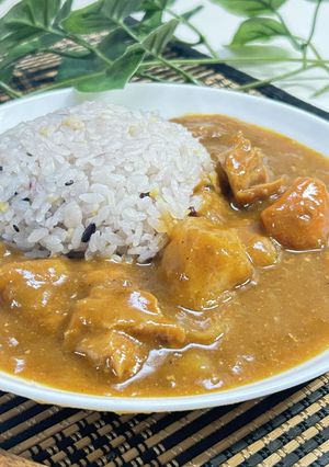 絆を煮込む！りくりゅうハイブリッドカレー-レシピのメイン写真