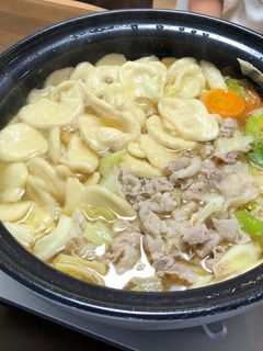 すいとん鍋-レシピのメイン写真