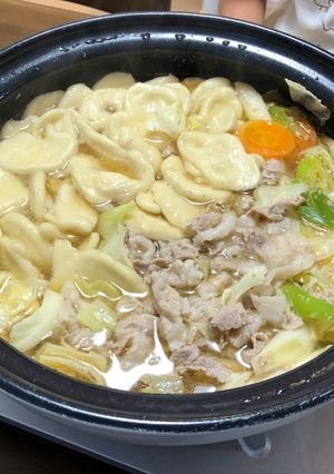 すいとん鍋-レシピのメイン写真