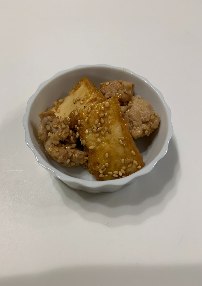 厚揚げと鶏そぼろのみそ炒め-レシピのメイン写真