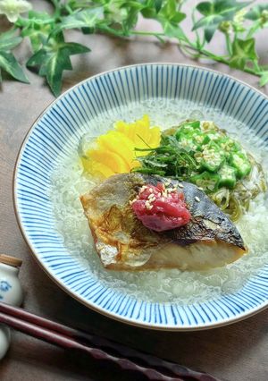 おろしだしで塩鯖メインの一汁三菜ボウル-レシピのメイン写真