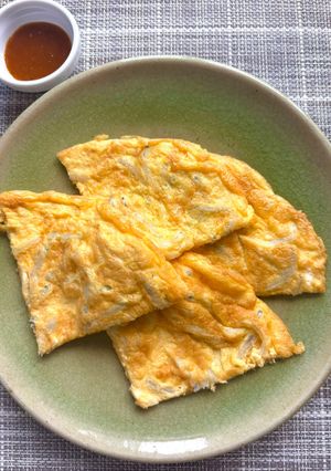 サルサソースでシラス玉子焼き-レシピのメイン写真