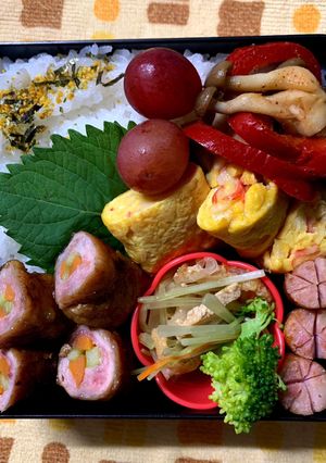 10/14ﾖｯﾁｬﾝ豚肉野菜巻きお弁当-レシピのメイン写真