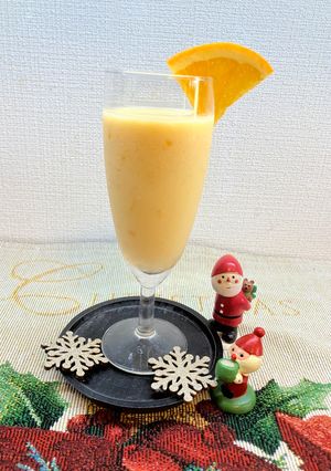 Xmas♪オレンジとマンゴーのラッシー-レシピのメイン写真