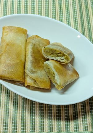 和栗の魅力満載♡甘じょっぱ!マロンマヨチーズ春巻-レシピのメイン写真
