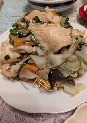 ダイエット用♪胸肉皿うどん-レシピのメイン写真