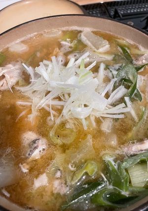 今日のお味噌汁　鯵のあら汁-レシピのメイン写真