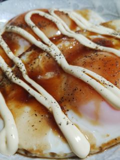 テリヤキ目玉焼き※簡単朝ごはん&おつまみ-レシピのメイン写真