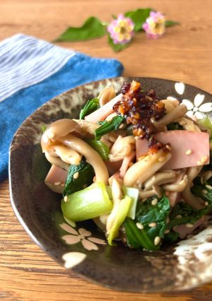簡単副菜★小松菜の中華風和え物〜冷奴にも-レシピのメイン写真