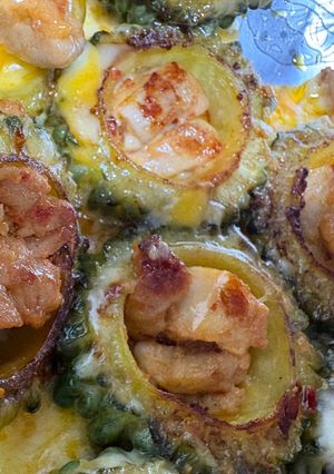 ゴーヤのチーズ焼き-レシピのメイン写真