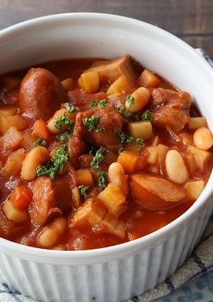 カスレ（トマト給食）-レシピのメイン写真