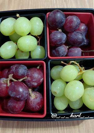 葡萄重箱おせち果物盛り付け覚書-レシピのメイン写真