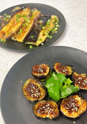 ふわとろ長なす焼き♪田楽＆生姜醤油-レシピのメイン写真