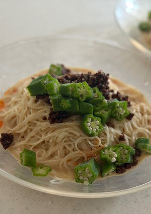 豆乳担々麺風こくうまそうめん-レシピのメイン写真