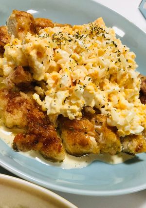 簡単!カレー風味のチキン南蛮風-レシピのメイン写真