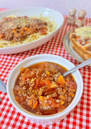 パスタやドリアに♡優しい味のミートソース-レシピのメイン写真