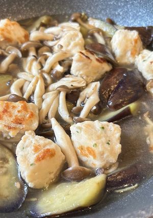 つみれとナスの生姜あんかけ-レシピのメイン写真