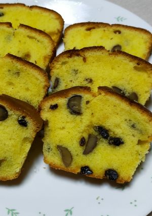 ラム酒漬け甘栗のケーキ-レシピのメイン写真