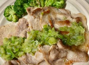 豚ロース 薄切り肉のねぎ塩ダレ-レシピのメイン写真